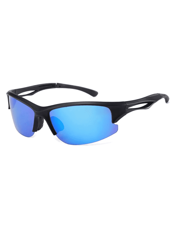 Polarized Sports Sunglasses for Men Women, UV400 Protection - Unbreakable Lightweight Frame, Non-Slip Grips Sun Glasses for Cycling, Running, Golf, Fishing, Baseball, Motorcycle