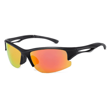 Polarized Sports Sunglasses for Men Women, UV400 Protection - Unbreakable Lightweight Frame, Non-Slip Grips Sun Glasses for Cycling, Running, Golf, Fishing, Baseball, Motorcycle