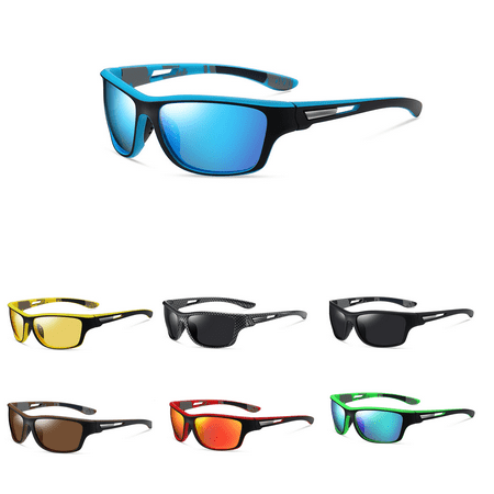 Polarized Sports Sunglasses for Men Frame Driving Cycling Fishing Sunglasses UV400 Protectio Goggles