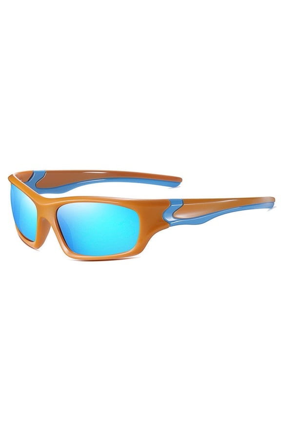 Mens Polarized Sunglasses Titanium Plastic Frame Anti Reflective Mirror Lens UV 400 Protection Outdoor Riding Glasses