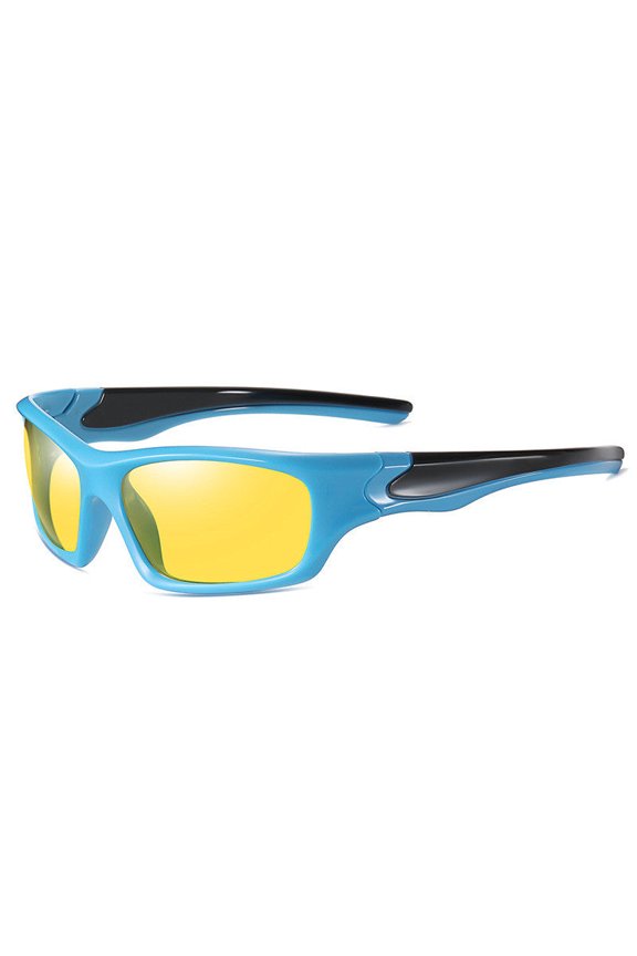 Mens Polarized Sunglasses Titanium Plastic Frame Mirror Lens UV 400 Anti Reflective Outdoor Pro Riding Glasses