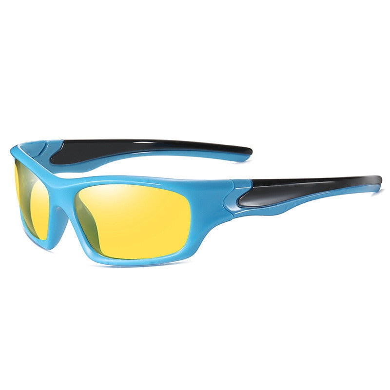 Mens Polarized Sunglasses Titanium Plastic Frame Anti Reflective Mirror — free download