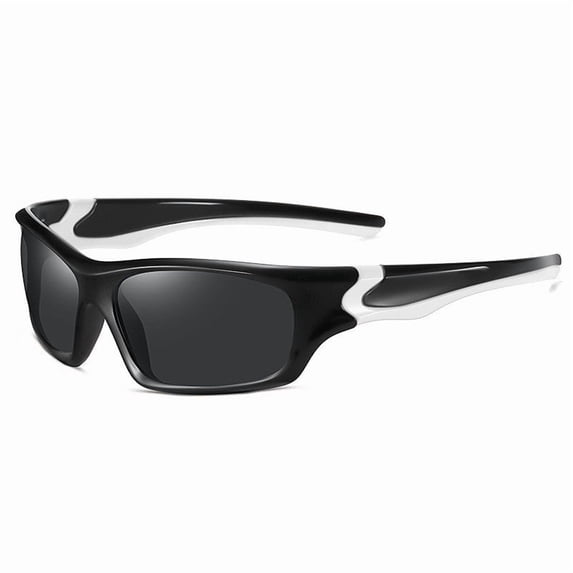 Mens Polarized Sunglasses Titanium Plastic Frame Mirror Lens UV 400 Anti Reflective Outdoor Pro Riding Glasses