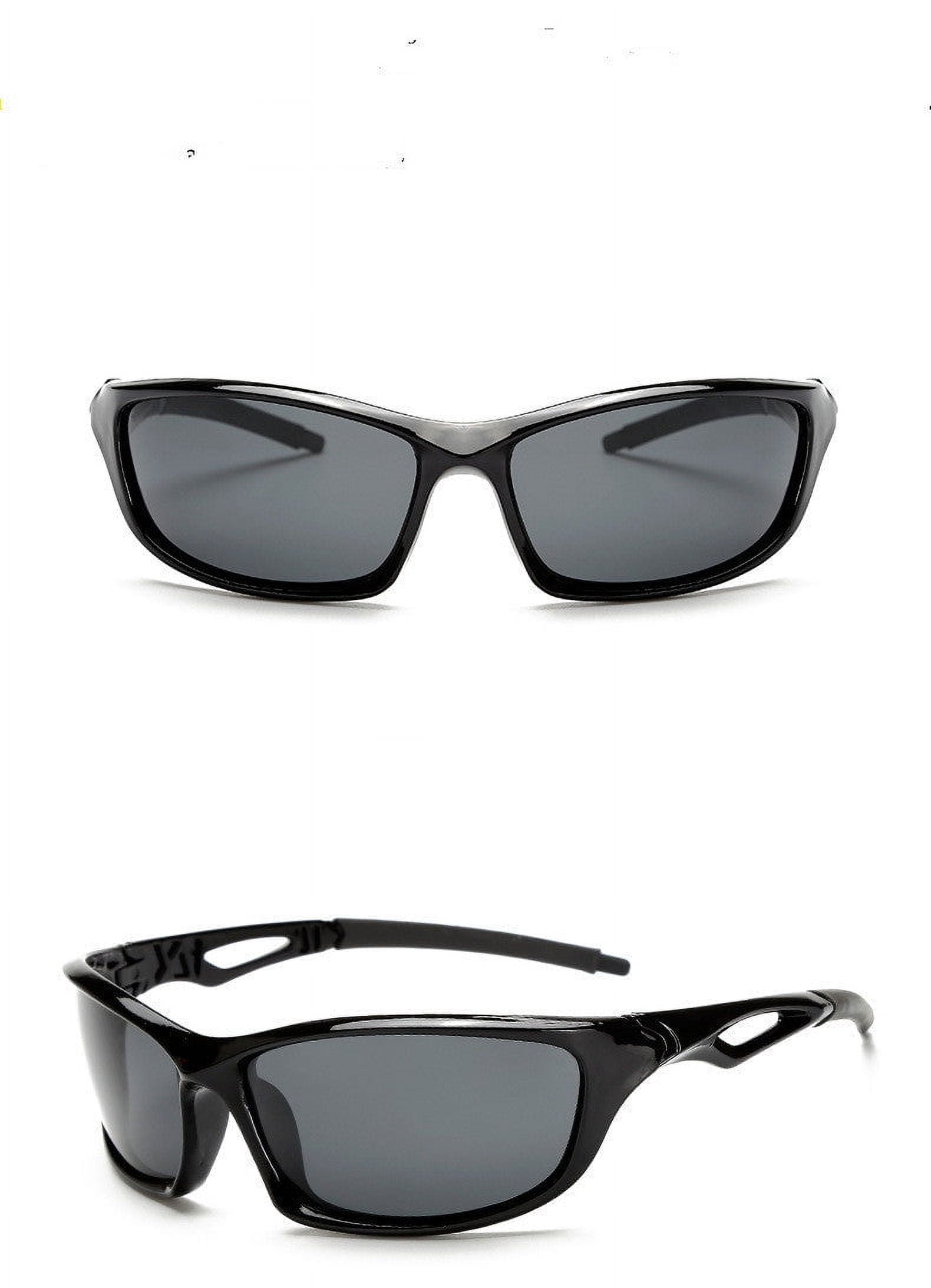 Polarized Sports Sunglasses for Men, UV400 Protection, PC Frame, Outdoor Riding Glasses, Cycling Eyewear