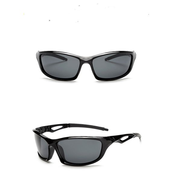 Polarized Sports Sunglasses for Men, UV400 Protection, PC Frame, Outdoor Riding Glasses, Cycling Eyewear