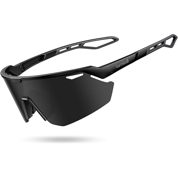 Polarized Sports Sunglasses for Men Women, 24g, UV400 Protection Sun Glasses for Cycling Running Baseball Fishing