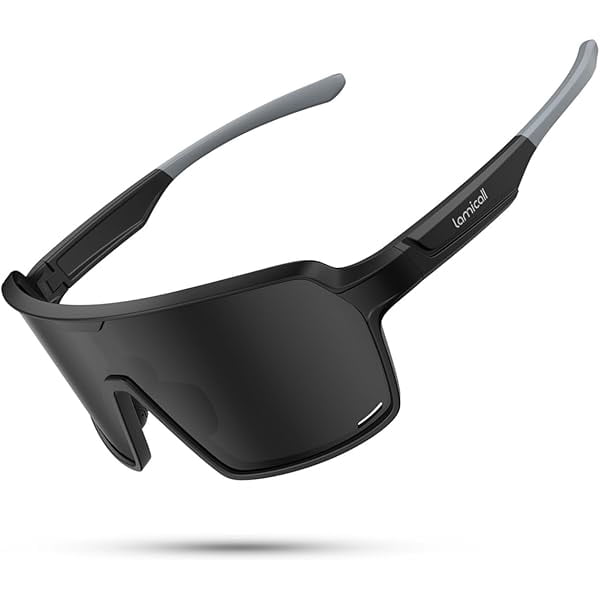 Polarized Sports Sunglasses for Men Women, Big Size, UV400 Protection Sun Glasses, Running Cycling Baseball Fishing