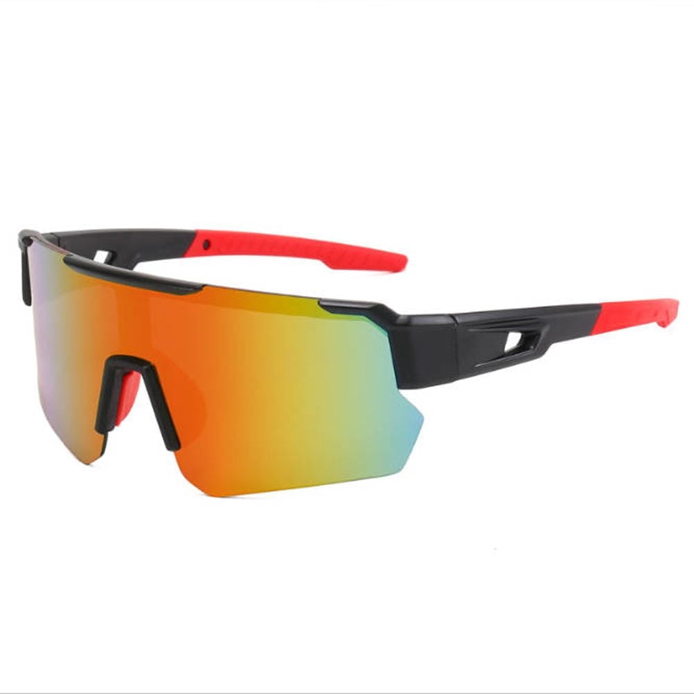 Polarized Sports Sunglasses For Men & Women – UV400 Protection, Lightweight Wrap-Around, Removable Prescription Frame, For Fishing, Cycling, Driving