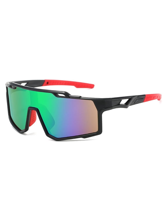 Polarized Sports Sunglasses for Men Women - UV400 Protection Lightweight Frame Anti-Glare Goggles for Cycling Baseball Fishing Bike Running