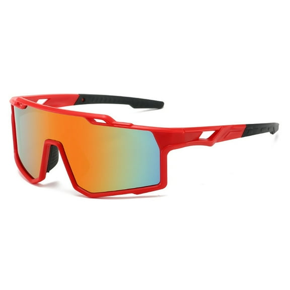 Polarized Sports Sunglasses for Men Women - UV400 Protection Lightweight Frame Anti-Glare Goggles for Cycling Baseball Fishing Bike Running