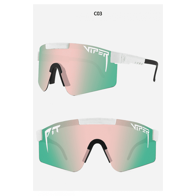 Powster Sport Sunglasses – TR90 Lightweight Wraparound Goggles For Running, Cycling, Fishing (UV400 Protection, Unisex)