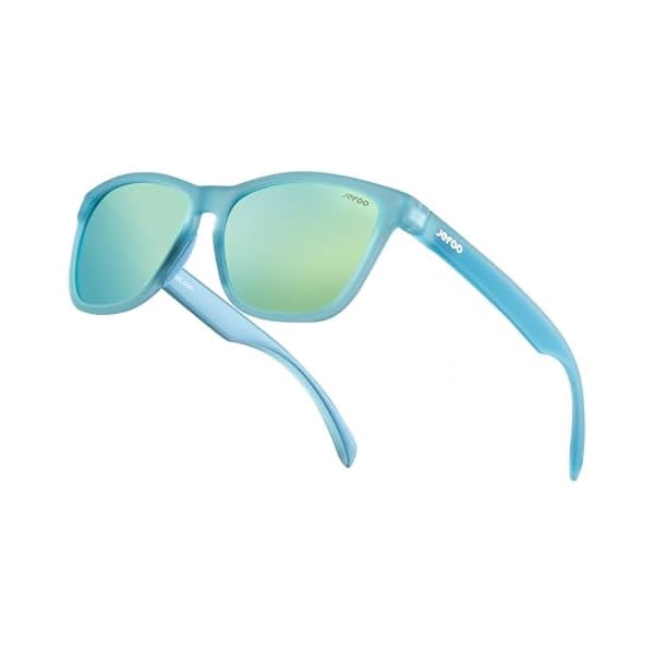 Polarized Sports Sunglasses for Women Men Running Retro Trendy Sun Glasses UV400 Protection Tangle Free
