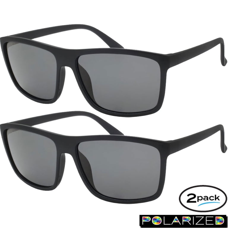 2 Pack Polarized Sunglasses for Women Men Classic Sun Glasses 100% UV Protection Amazon.com: MEETSUN Retro Polarized Sunglasses for Women Men  main image 4