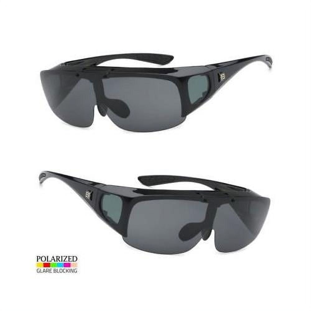Polarized Sunglasses Cover Put Wear fit over Prescription Glasses