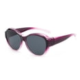 thumbnail image 1 of Polarized Sunglasses Fit Over Glasses for Men Women, Oversized Square Shades UV Protection Purple, 1 of 4