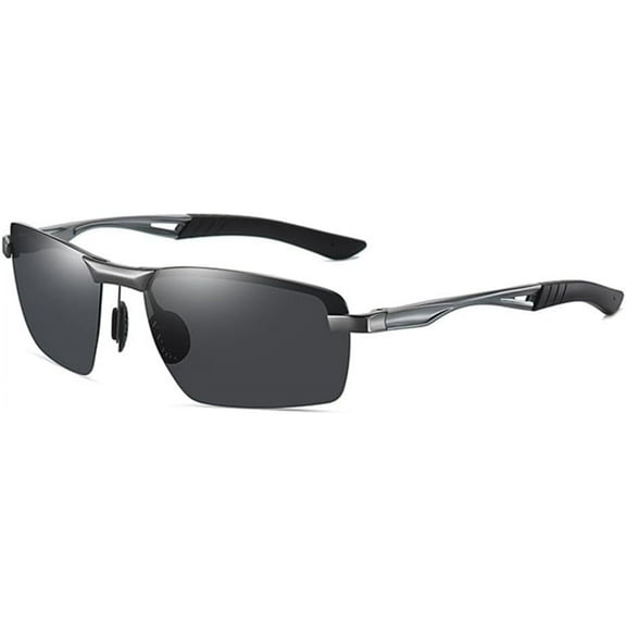 Polarized Sunglasses For Men UV400 Aluminium Magnesium Rectangle Sun Glasses