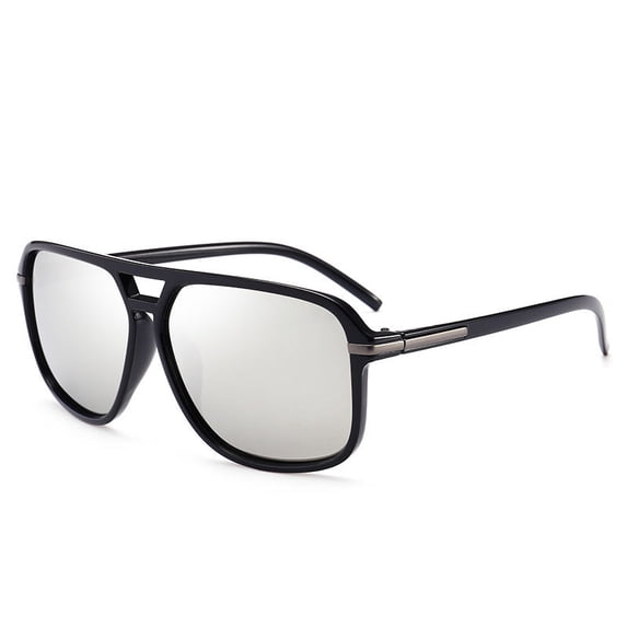 Mens Polarized Sunglasses UV400 Protection Driving Outdoor Sports Retro Oval Frame TAC Lens Full Frame All Day