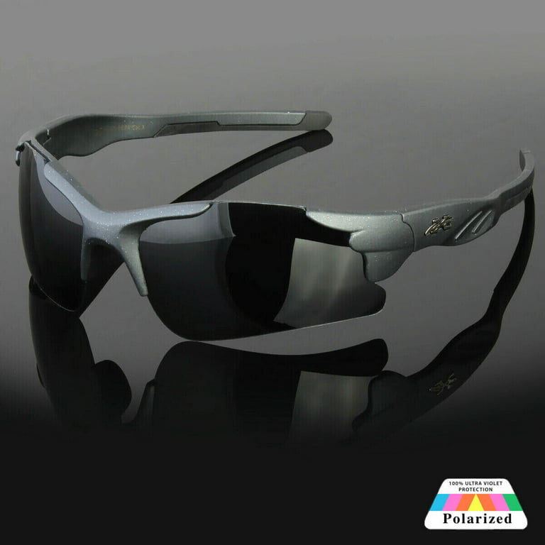Polarized Sunglasses Men Sport Running Fishing Golfing Driving Glasses USA  Wrap