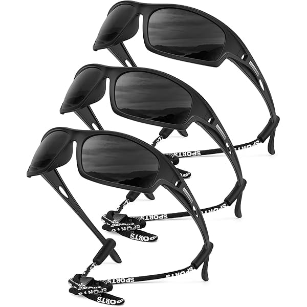 Polarized-Sunglasses-Men Sports Mens-Sunglasses: Sun-Glasses with UV400 Protection for Driving Golf Fishing Running