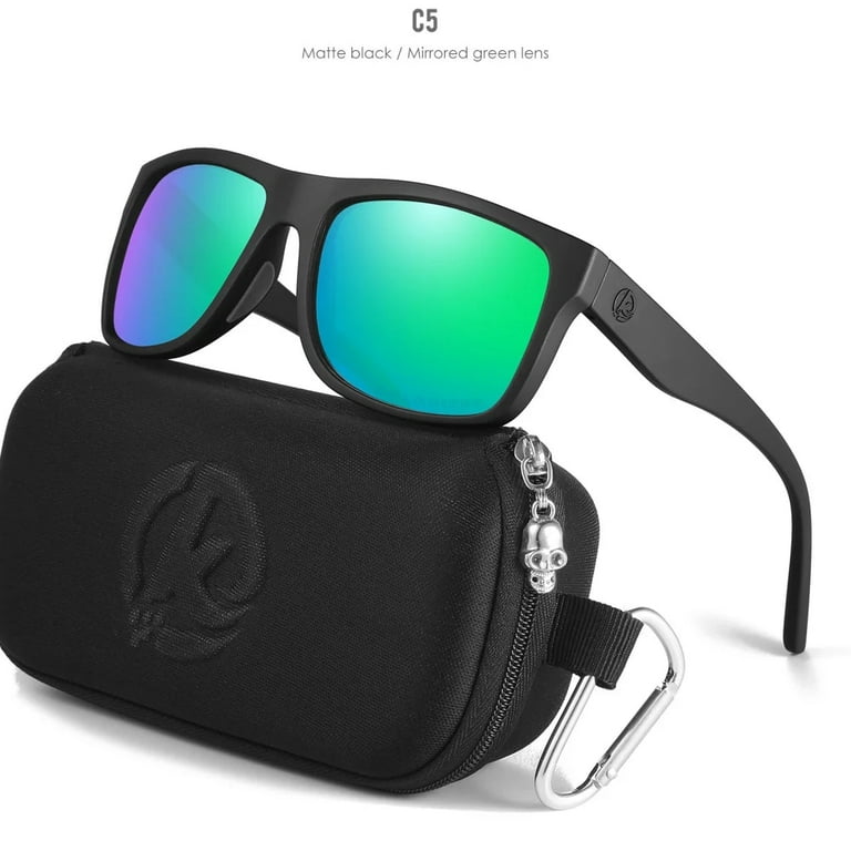 Polarized Sunglasses Men Sports Tridimensional Brand Logo