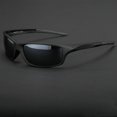thumbnail image 1 of Polarized Sunglasses for Men & Women, Polarized HD Sport Wrap Men Cycling Golf Ski Sunglasses Fishing Driving Glasses, Block 100% of UVA,UVB and UVC Rays (Black Lens), 1 of 6