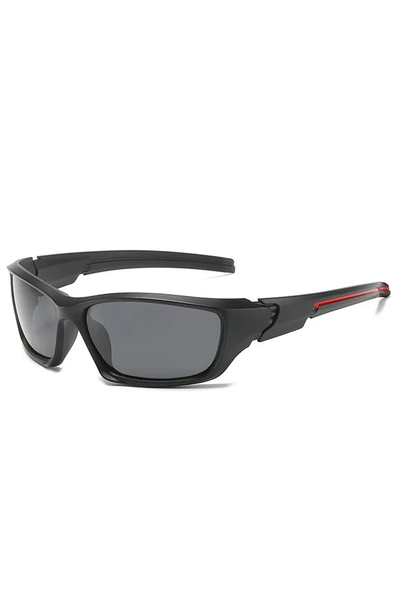 Polarized Sunglasses Men Women Square Cycling Sport Driving Fishing UV400 -Black