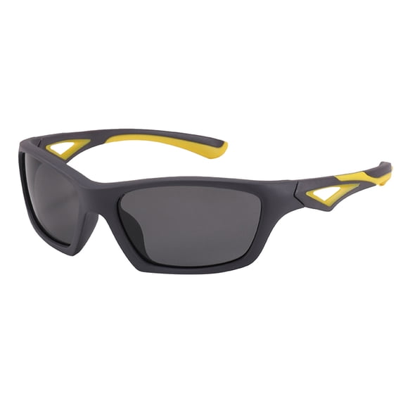 Polarized Sunglasses for Outdoor Use with Gray and Yellow Frame, HD TAC Polarized Lenses with UV Protection, Secure Fit for Sports and Leisure Activities