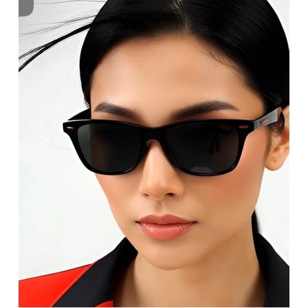 Polarized Sunglasses Square Light Weight Men Shades Driving Black