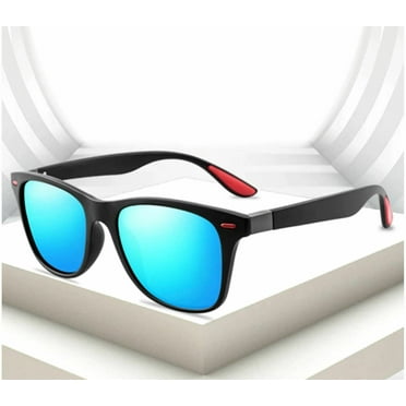 Polarized Sunglasses Square Light Weight Men Shades Driving Blue