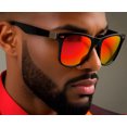 thumbnail image 1 of Polarized Sunglasses Square Light Weight Men Shades Driving Red, 1 of 8