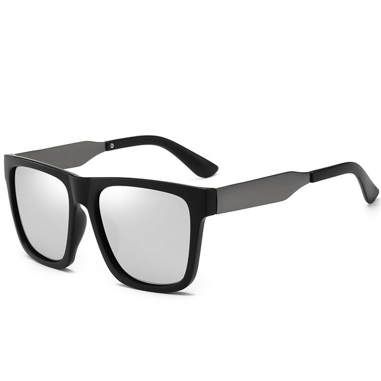 Polarized Sunglasses for Men, Retro Vintage Style, TAC Lenses, Plastic and Metal Frame, Driving Sunglasses, UV Protection