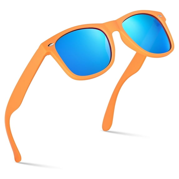 Polarized Sunglasses for Men Women Classic Vintage 80s Shades UV Protection Sun Glasses