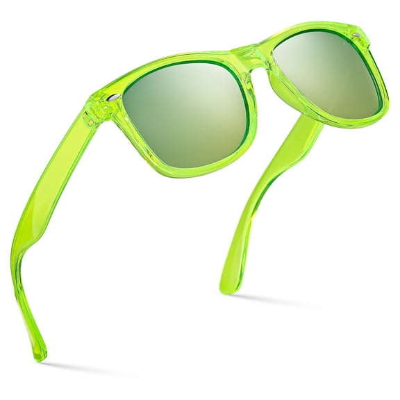 Polarized Sunglasses for Men Women Classic Vintage 80s Shades UV Protection Sun Glasses