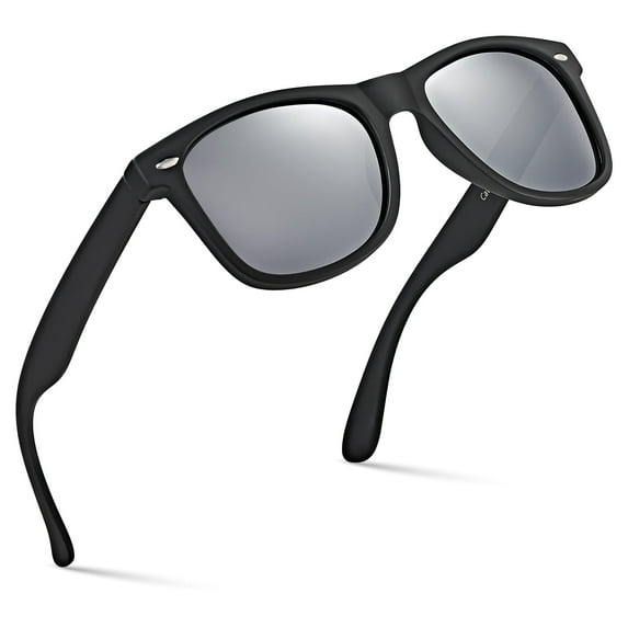 Polarized Sunglasses for Men Women Classic Vintage 80s Shades UV Protection Sun Glasses