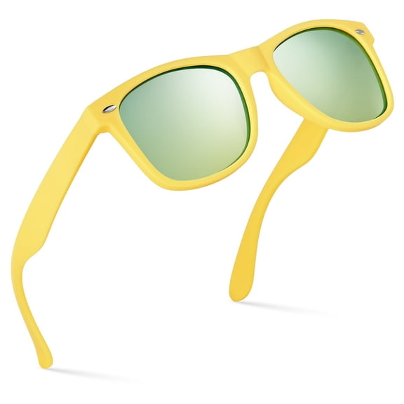 Polarized Sunglasses for Men Women Classic Vintage 80s Shades UV Protection Sun Glasses