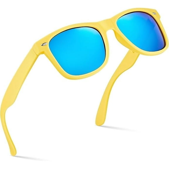 Polarized Sunglasses for Men Women Classic Vintage 80s Shades UV Protection Sun Glasses