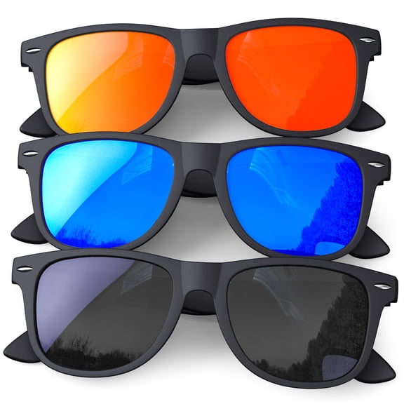 KALIYADI Sunglasses for Men and Women Retro Sun glasses Matte Finish UV400 Protection for Driving Fishing