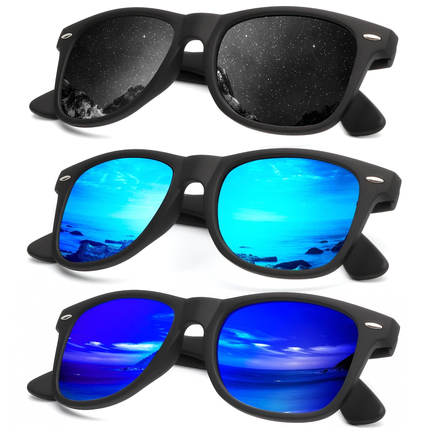 KALIYADI Polarized Sunglasses for Men and Women Matte Finish  display picture 1