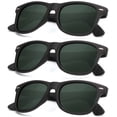 thumbnail image 1 of KALIYADI Sunglasses Polarized Matte Finish Retro Designer Sun Glasses for Women and Men UV Protection(3 Pack), 1 of 5