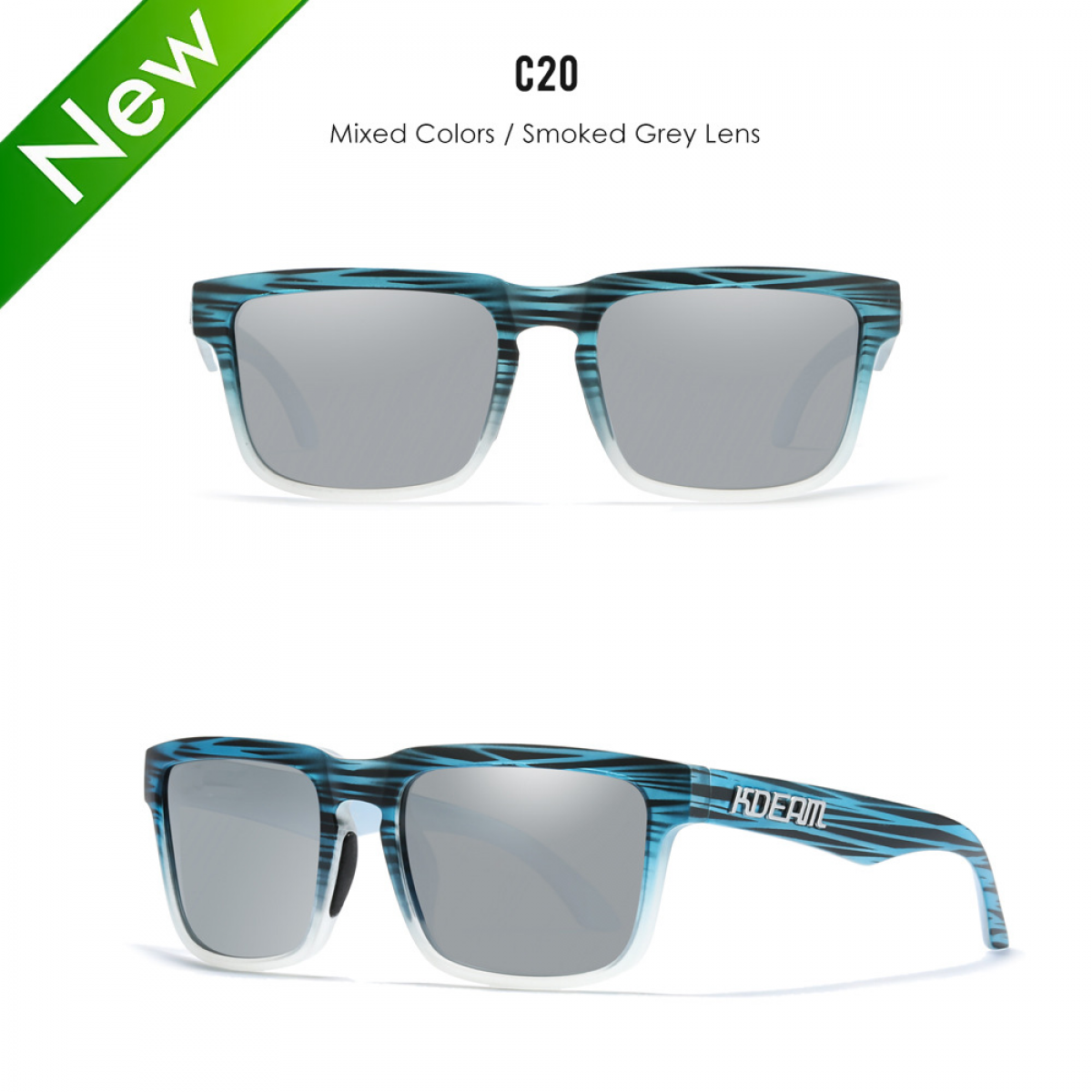 Marfil Titan Polarized Sunglasses For Men & Women - UV400 Protection, Matte Finish