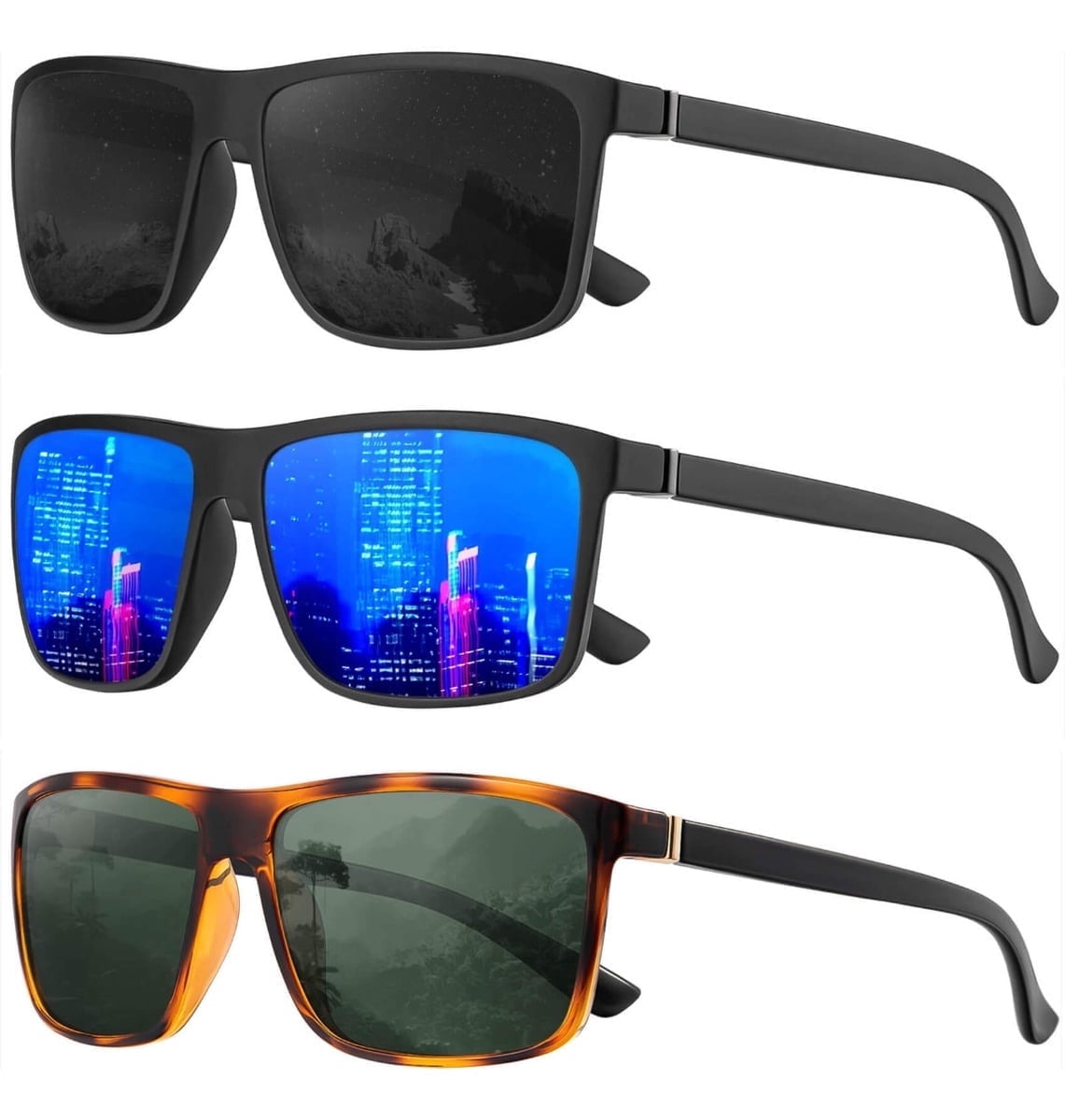 KALIYADI Polarized Sunglasses for Men and Women,Mens Classic  display picture 2