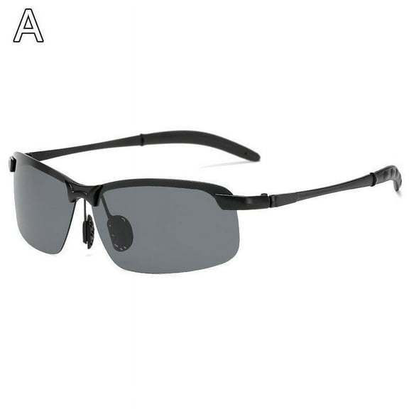 Polarized Sunglasses for Men and Women, Photochromic Lenses with 99% Visible Light Perspective Rate, Metal Frame