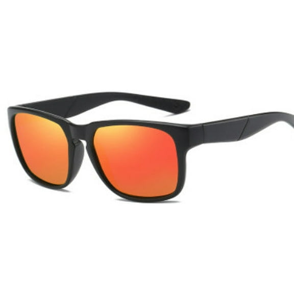 Polarized Sunglasses for Men and Women Resin Lens Sunglasses with Durable Plastic Frame Outdoor Eyewear Sunglasses and