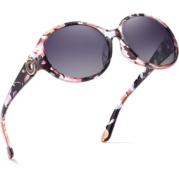 Polarized Sunglasses for Women Oversized Vintage Sunglasses Big Sun Glasses Ladies Shades UV400 Protection
