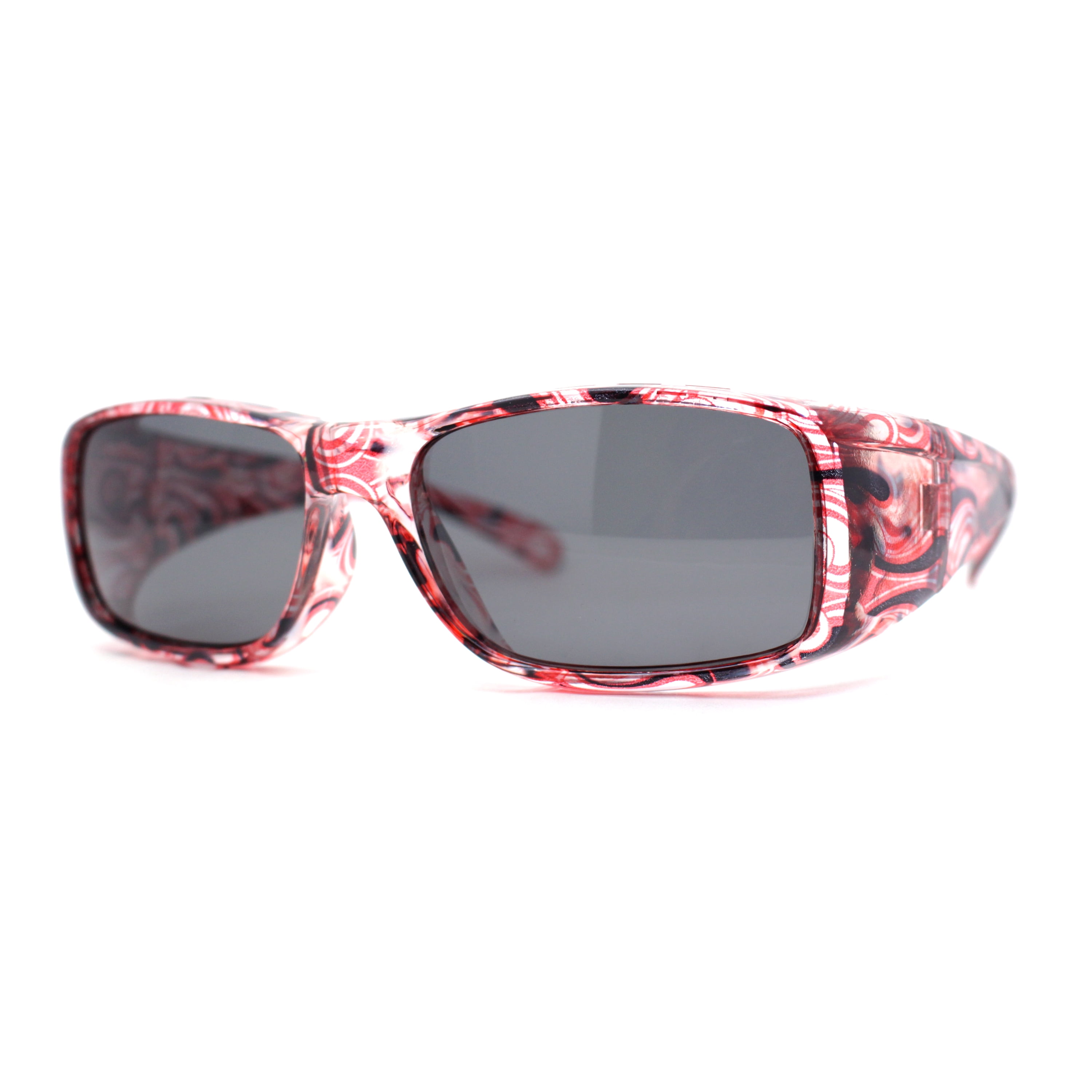 Polarized Super Wide Oversized 63mm Rectangular Fit Over 