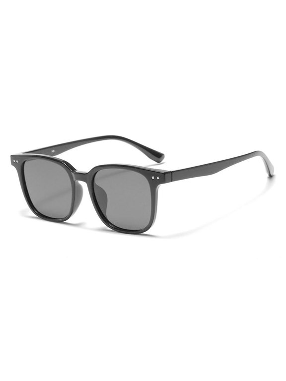 Polarized TR90 Square Sunglasses Women Large Frame UV400 Protection Lens Unisex Sun Glasses Men Driving Sun Glasses Anti Glare Color Lens Eyepiece
