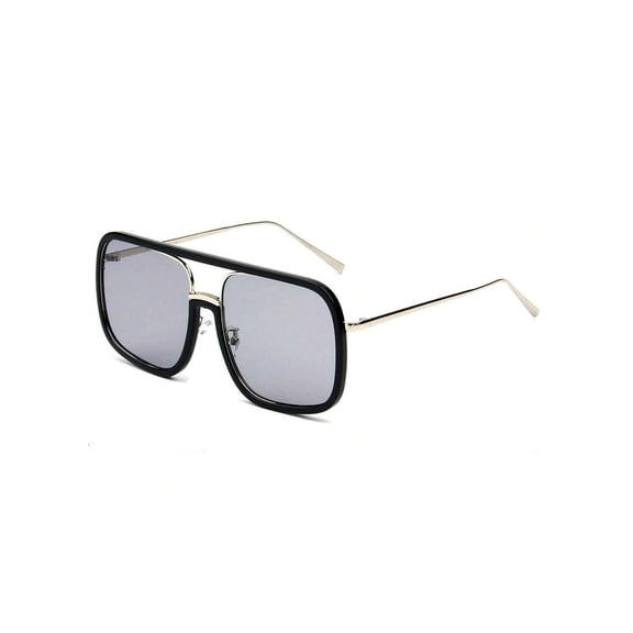Polarized Unisex Sunglasses | Classic Black Round Frame with Dark Lenses | Stylish for Street & Casual Fashion - S3004-C1