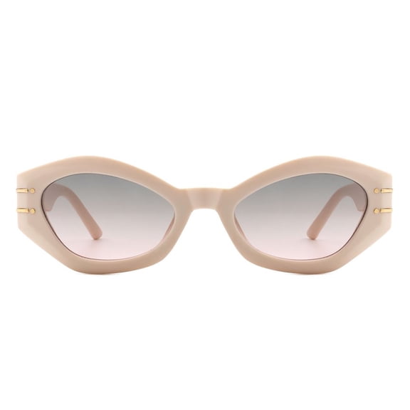 Polarized Unisex Sunglasses | Modern Black Square Frame with Gradient Lenses | Stylish for Casual & Vacation Wear - S2128-C1