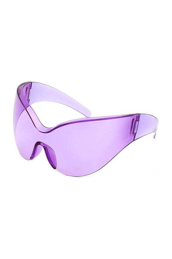 Polarized Unisex Sunglasses | Retro Cat-Eye Frame with Gradient Lenses | Stylish for Vacation & Street Fashion - HW1014-C4