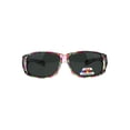 thumbnail image 1 of Polarized Womens Floral Print Fit Over Rectangular 54mm Sunglasses Purple Green Pink, 1 of 4